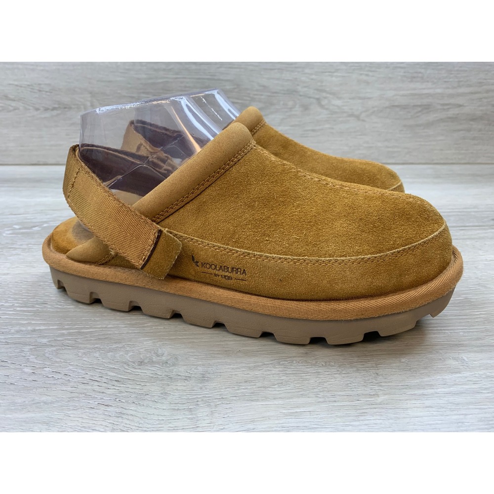 Koolaburra by UGG Burree Women's Slingback Clogs Chestnut Suede Shoes